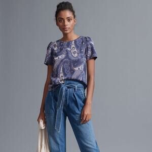 Anthropologie Demeter Paisley Tee